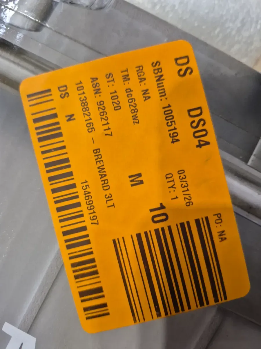 24 in. 3-Light Brushed Nickel Bathroom Vanity Light with Clear Ribbed Glass - image 2