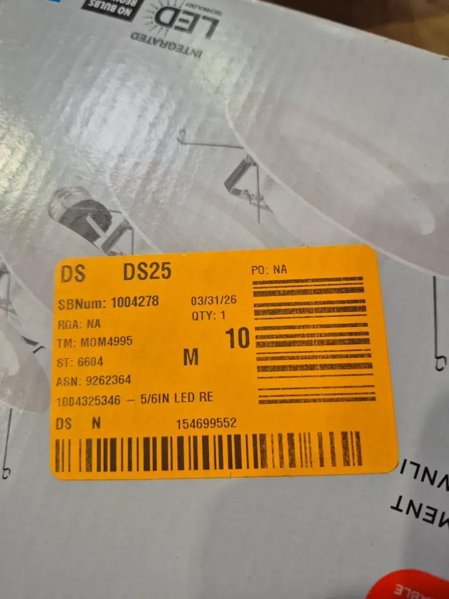 5/6 in. Integrated LED Recessed Retrofit Light Trim with Selectable Color Temperature CEC-T20, (4-Pack) - image 2