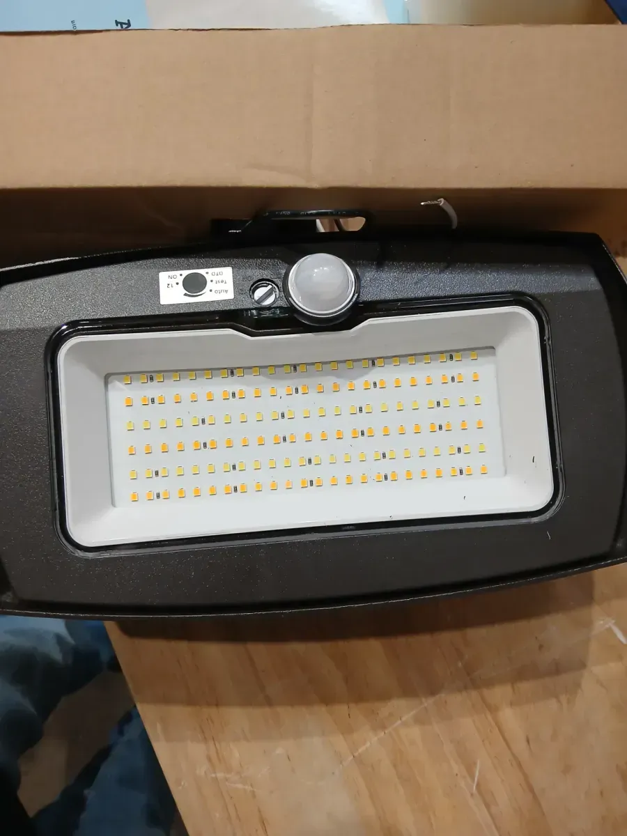 ARFL 400-Watt Equivalent, 8000 Lumens, Selectable CCT, Integrated LED, Arch Wall Flood Light with Motion, Bronze - image 3