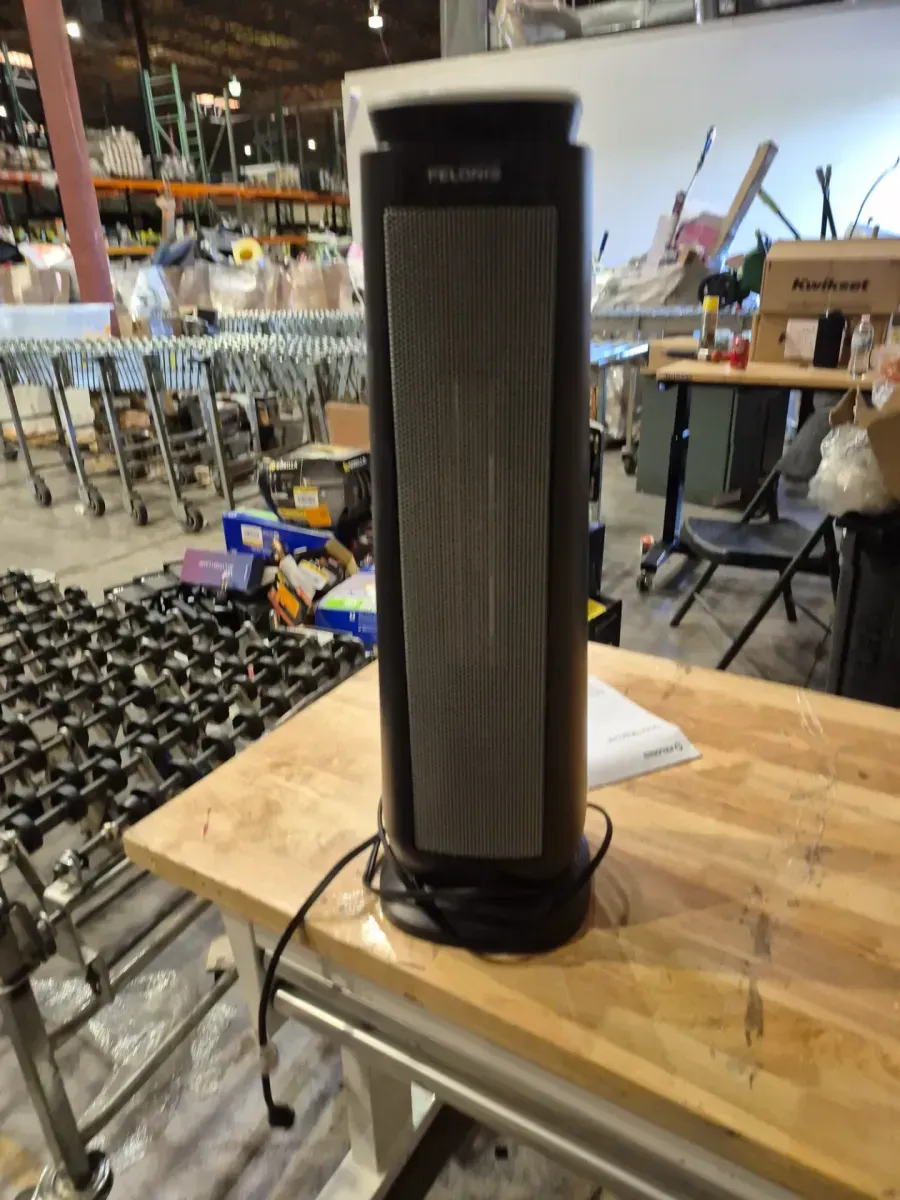 Pelonis 1500-Watt 23 in. Digital Tower Indoor Ceramic Heater Quiet Operation w/ Safety Overheat Protection and Fan Mode in Black - image 4