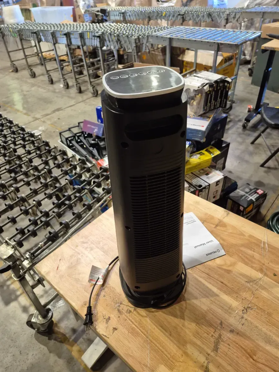 Pelonis 1500-Watt 23 in. Digital Tower Indoor Ceramic Heater Quiet Operation w/ Safety Overheat Protection and Fan Mode in Black - image 5