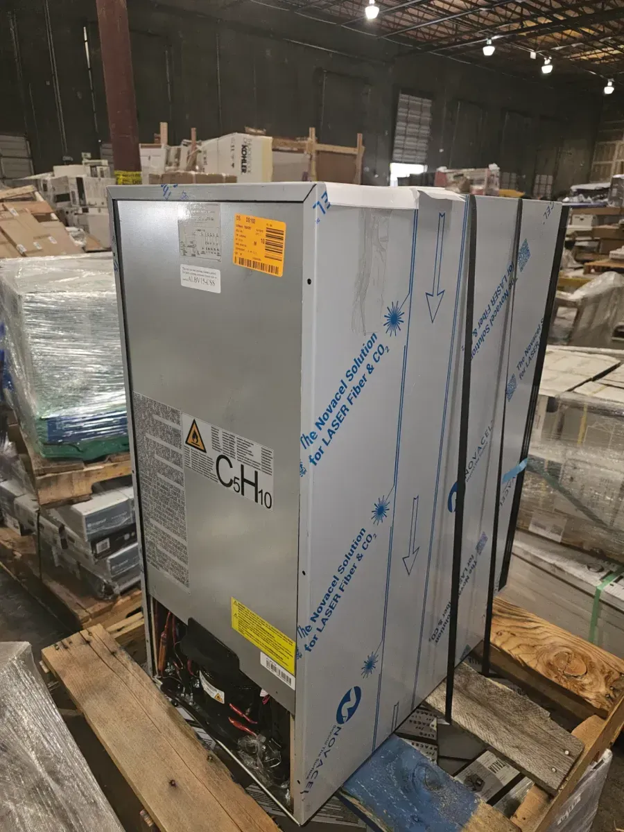 15 in. 2.3 cu. ft. Mini Fridge with Glass Door in Stainless Steel, ADA Compliant - image 2