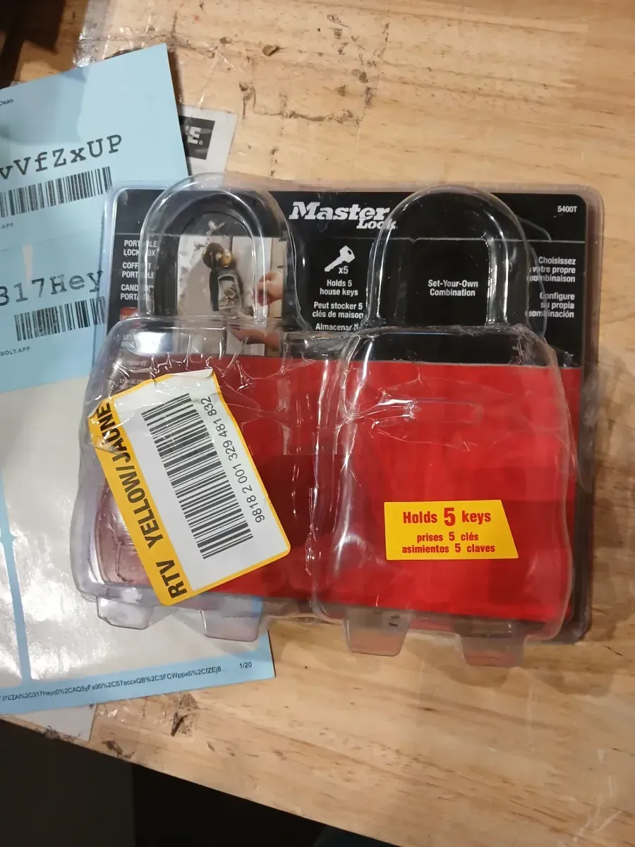 Lock Box, Resettable Combination Dials, 2 Pack - image 6