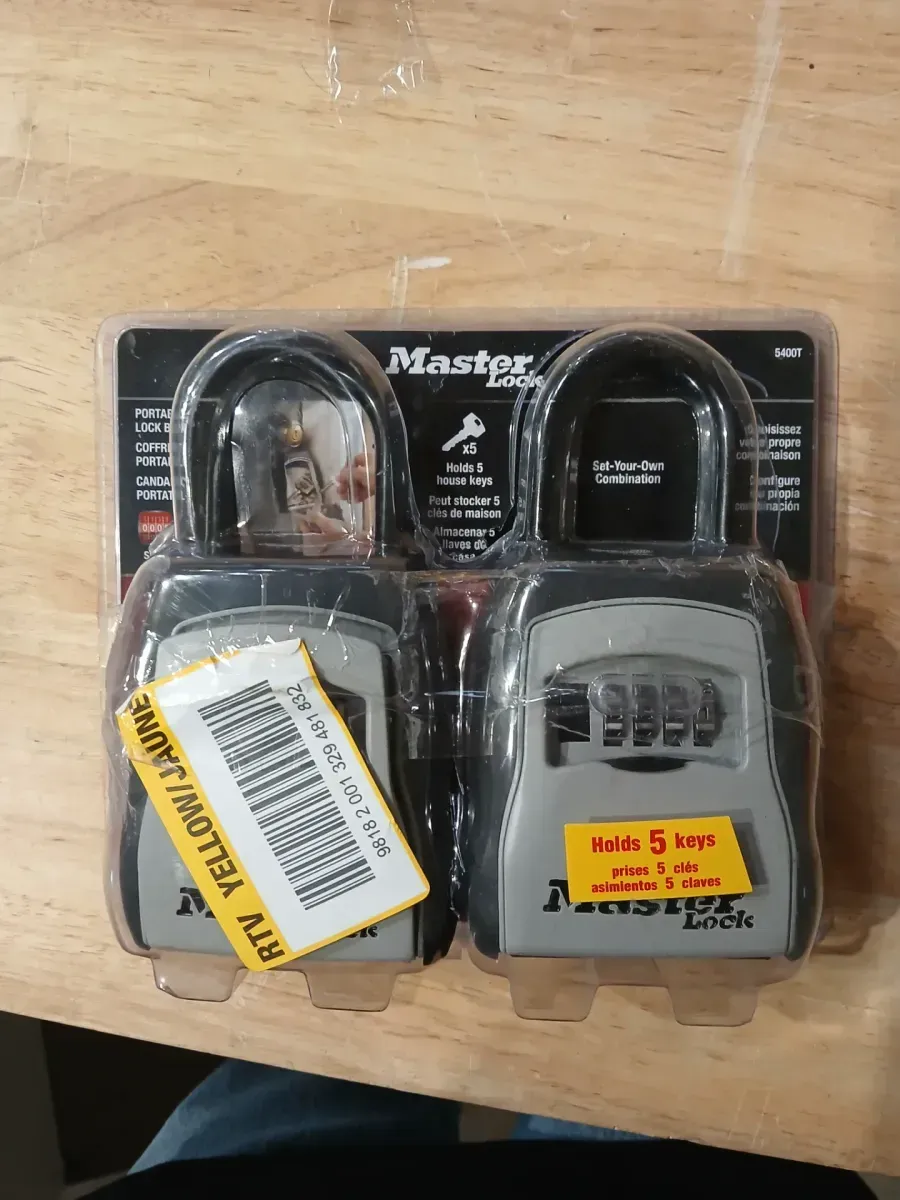 Lock Box, Resettable Combination Dials, 2 Pack - image 5