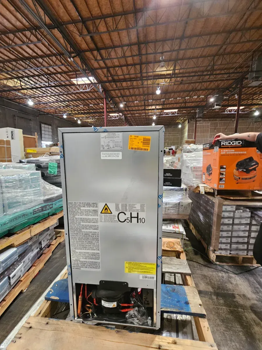 15 in. 2.3 cu. ft. Mini Fridge with Glass Door in Stainless Steel, ADA Compliant - image 8