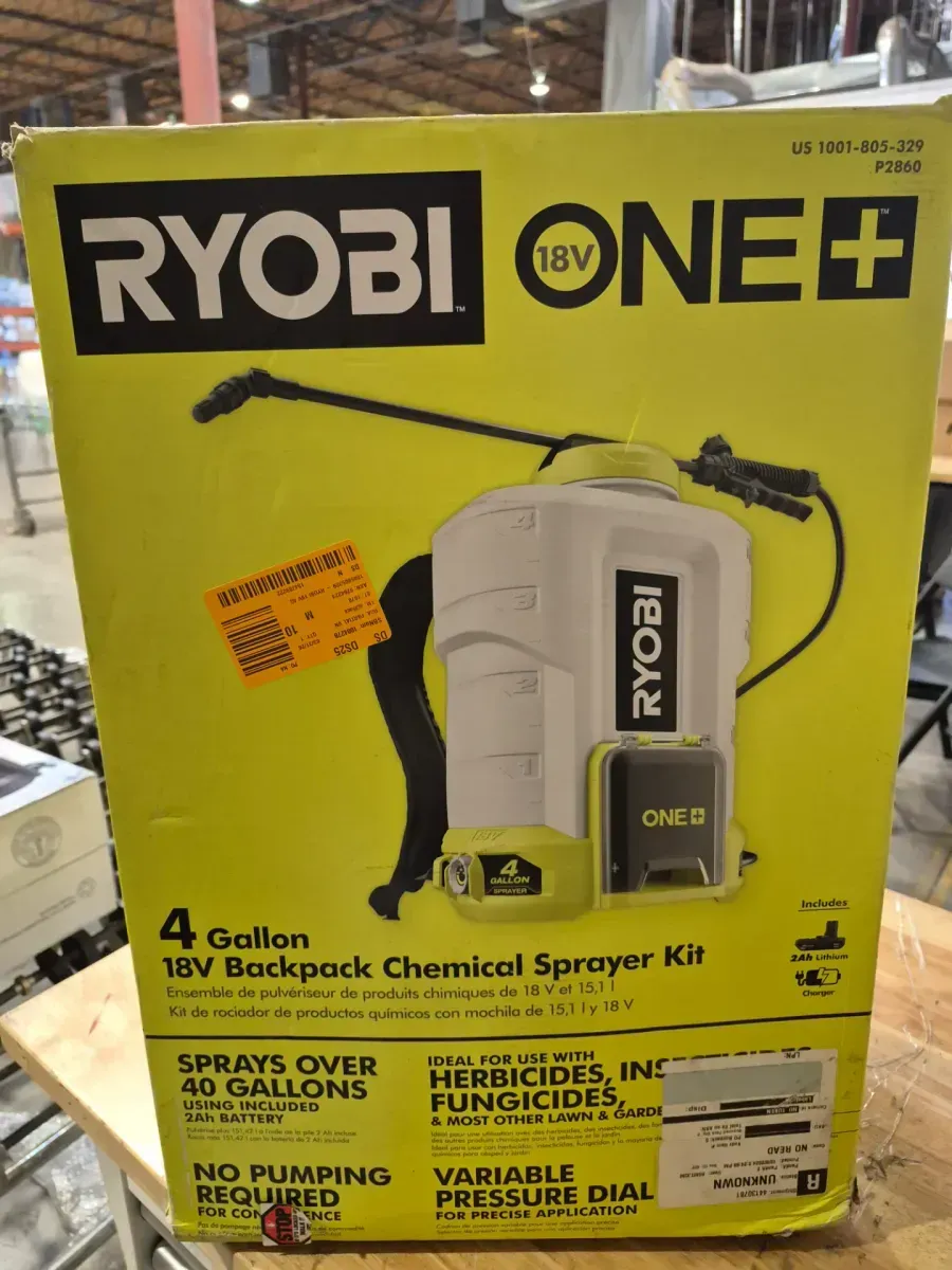 (tool only) ONE+ 18V Cordless Battery 4 Gal. Backpack Chemical Sprayer with 2.0 Ah Battery and Charger - image 3