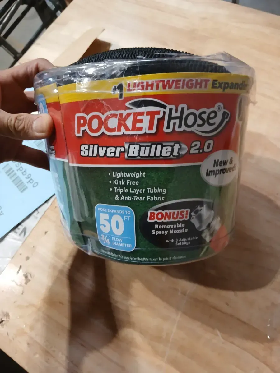 3/4 in. x 50 ft. Expandable Garden Hose with Turbo Shot Nozzle - image 4