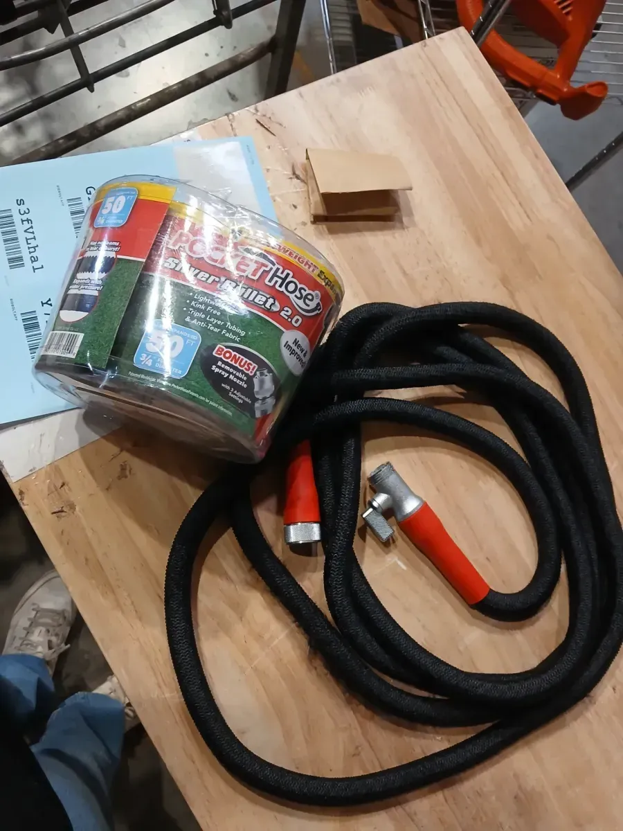 3/4 in. x 50 ft. Expandable Garden Hose with Turbo Shot Nozzle - image 3