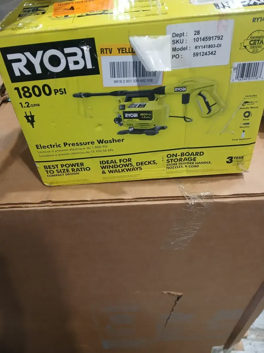 1800 PSI 1.2 GPM Cold Water Corded Electric Pressure Washer - image 2