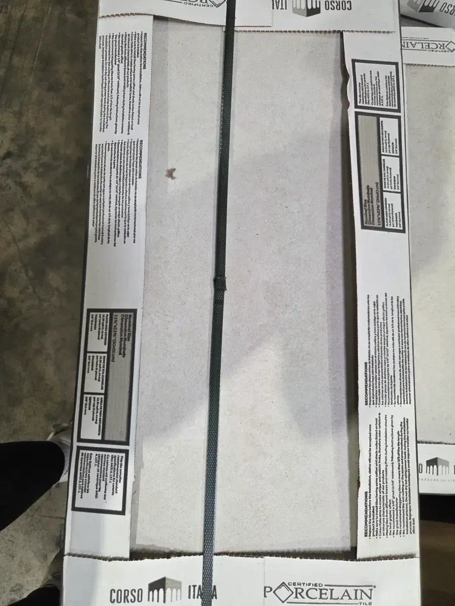 ***case of 10***Kolasus White Matte White Stone Look Porcelain Kitchen and Bathroom Rectangle Tile 12 in. x 24 in. (16 sq. ft./Case) - image 2