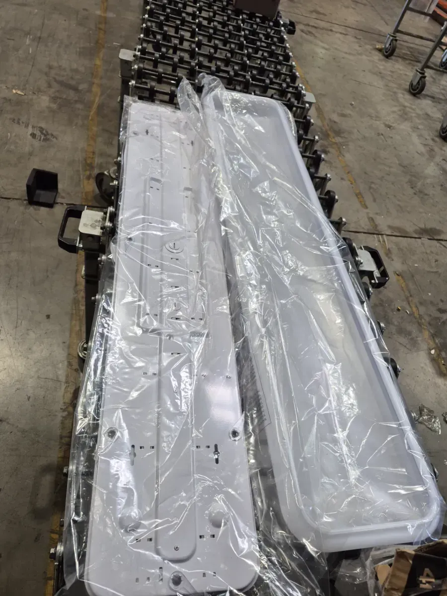 48 in. x 10 in. Classic White LED Flush Mount Closet Light 3200 Lumens 40-Watt Adjustable CCT Kitchen Light Dimmable - image 3