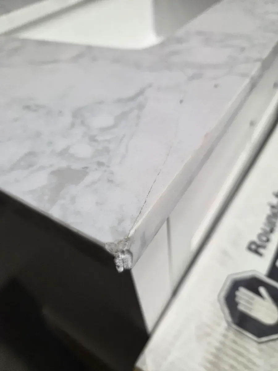 Doveton 30 in. Single Sink Freestanding White Bath Vanity with White Engineered Marble Top (Assembled) - image 5