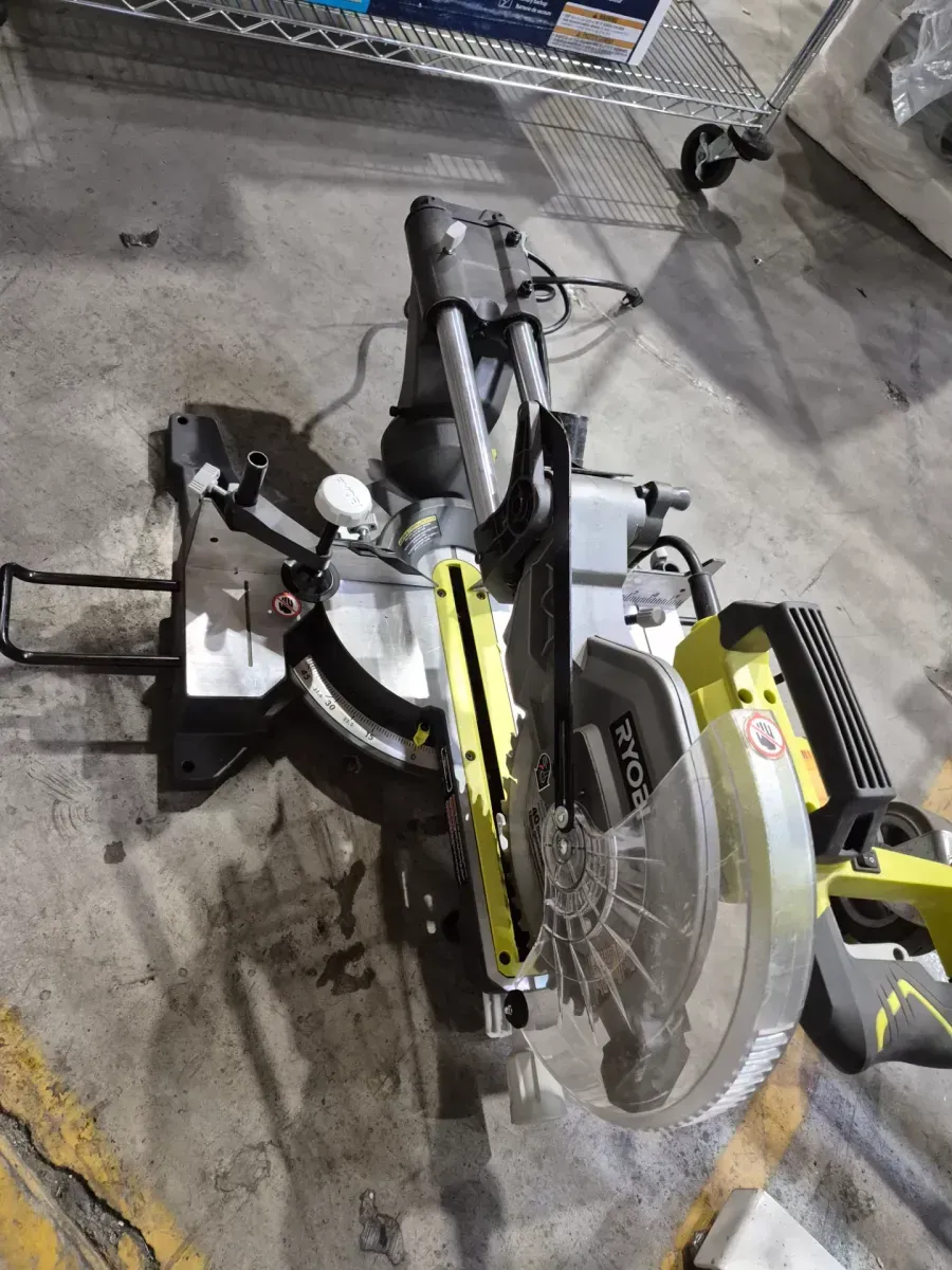 RYOBI 15 Amp 10 in. Corded Sliding Compound Miter Saw with LED Cutline Indicator - image 4