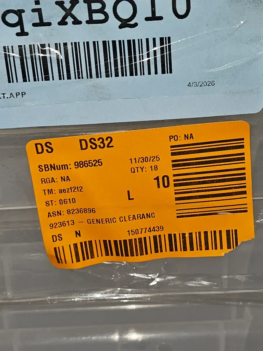 HDX Heavy-Duty Clear Storage Tote with Orange Lid - image 3