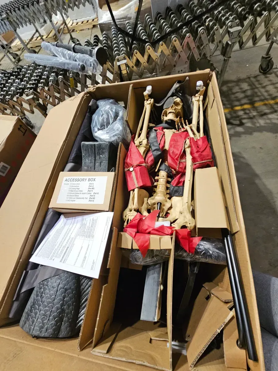 9.5 Ft Dead Water Giant Animated LED Pirate Ship Home Depot - image 2