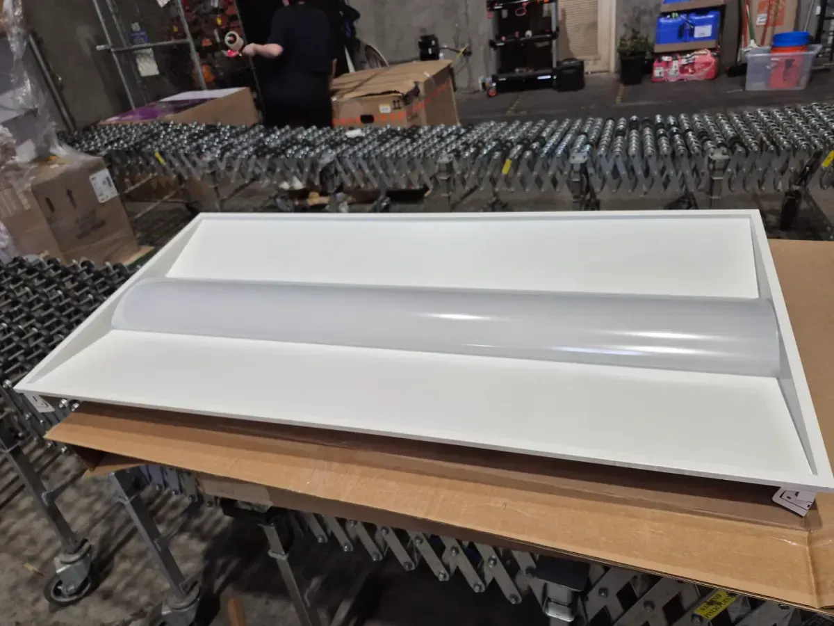 2 ft. x 4 ft., 6,000 Lumens, Integrated LED Troffer Light - CCT and Wattage Selectable (3500K/4100K/5000K) - image 4