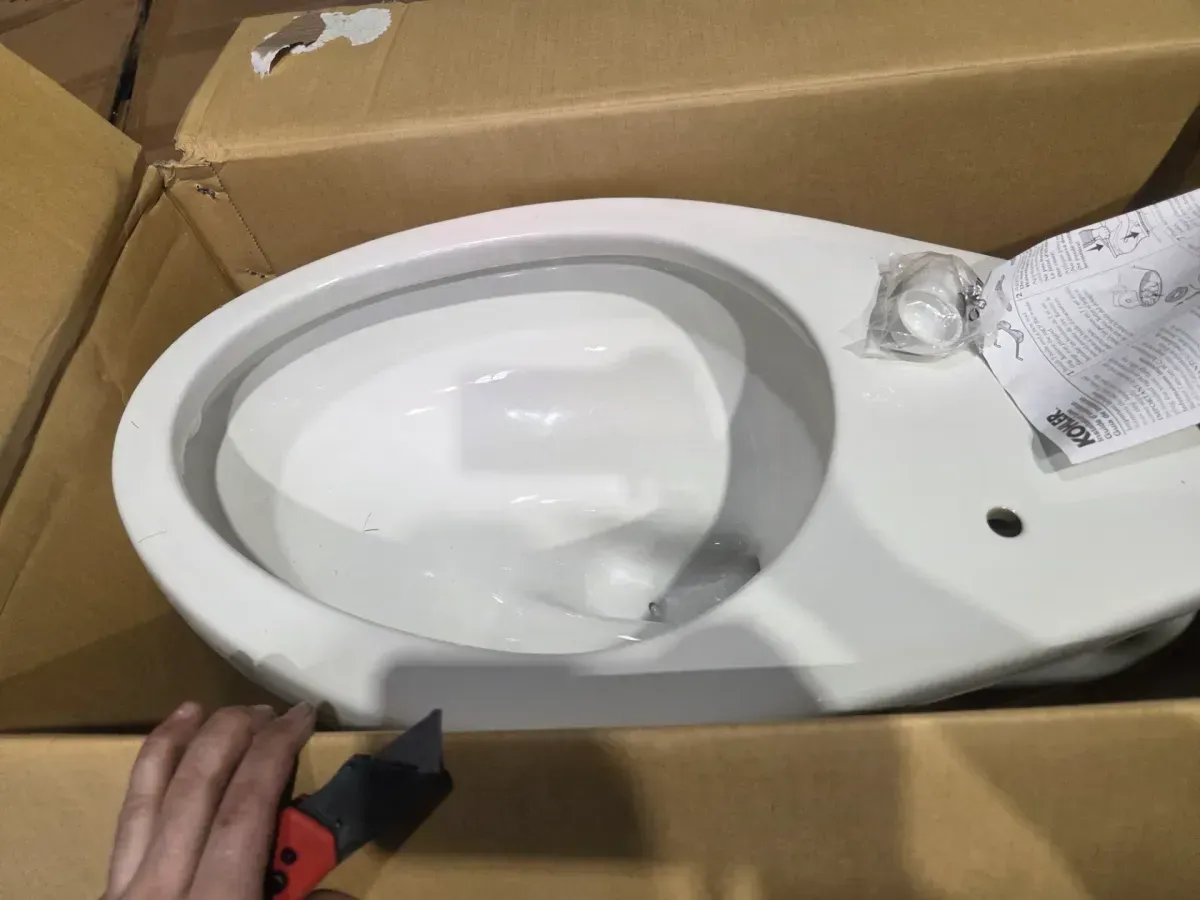 Highcliff Ultra-ADA-Height Elongated Flushometer Toilet Bowl Only with Top Spud in White - image 4