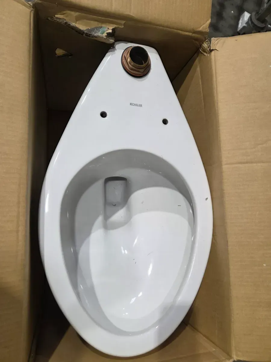 Highcliff Ultra-ADA-Height Elongated Flushometer Toilet Bowl Only with Top Spud in White - image 4