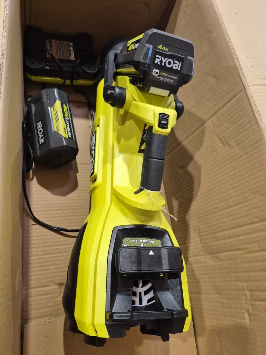 40V HP Brushless 100 MPH 600 CFM Cordless Leaf Blower/Mulcher/Vacuum with (2) 4.0 Ah Batteries and Charger - image 6