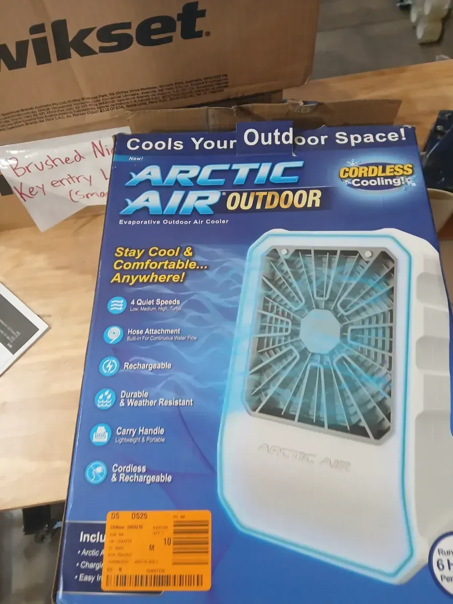 10 CFM 4-Speed Settings Portable Evaporative Air Cooler for Outdoor - image 3