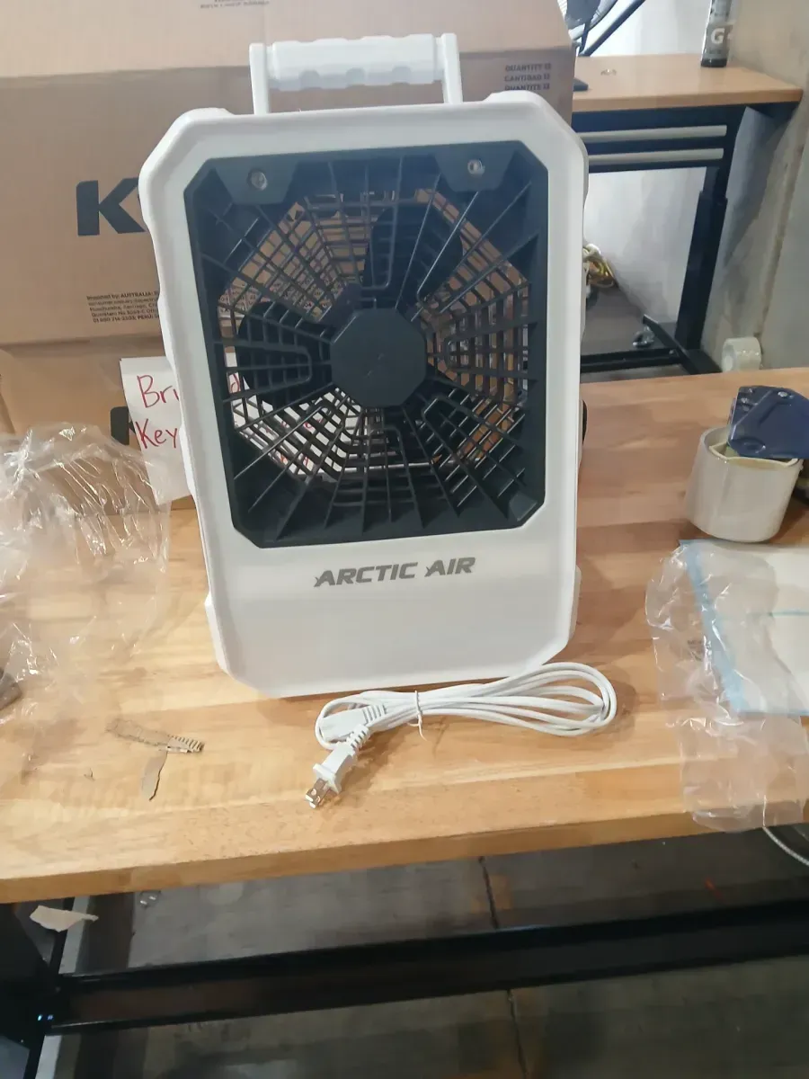 10 CFM 4-Speed Settings Portable Evaporative Air Cooler for Outdoor - image 4