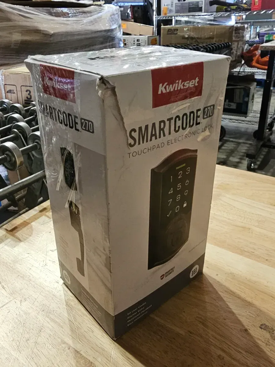 SmartCode 270 Traditional Venetian Bronze Touchpad Single Cylinder Electronic Deadbolt Featuring SmartKey Security - image 6