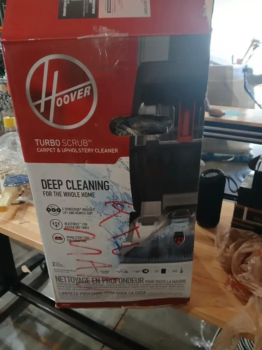 TurboScrub Upright Corded Carpet Cleaner and 64oz Pet Carpet Cleaner Solution Combo - image 2