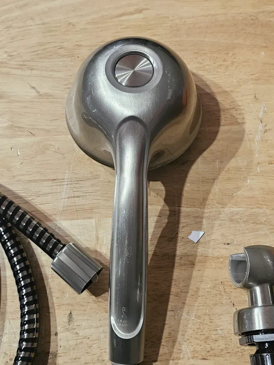 PowerPulse Massage 7-Spray Wall Mount Handheld Shower Head 1.8 GPM in Brushed Nickel - image 3