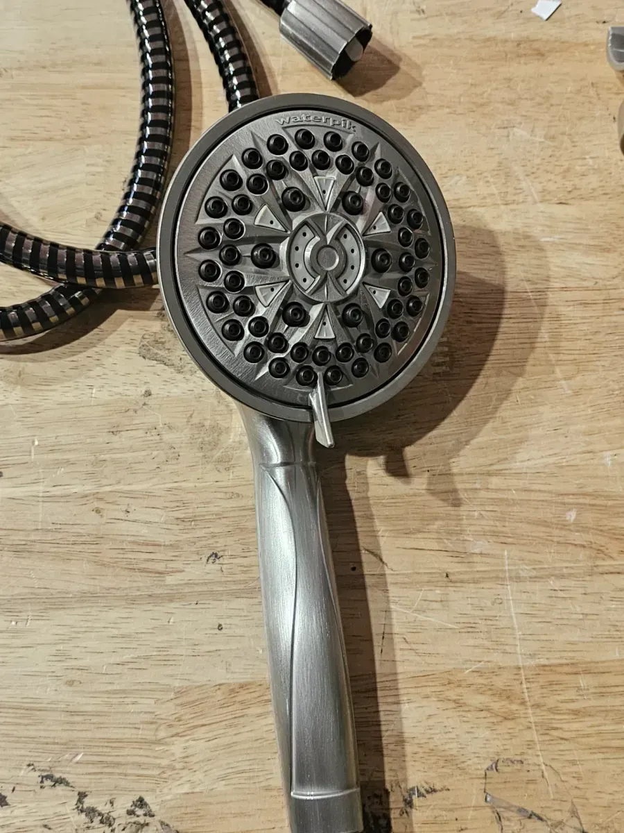 PowerPulse Massage 7-Spray Wall Mount Handheld Shower Head 1.8 GPM in Brushed Nickel - image 4