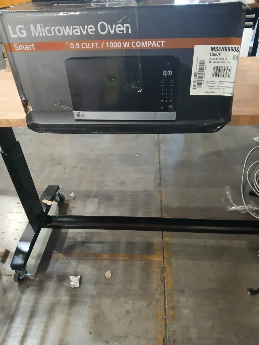 NeoChef 0.9 cu. ft. 1000-Watt Countertop Microwave in Stainless Steel with Smart Inverter - image 2