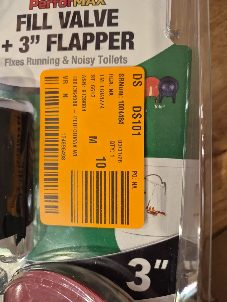 PerforMAX Universal High Performance Toilet Fill Valve and 3 in. Adjustable Toilet Flapper Repair Kit - image 3