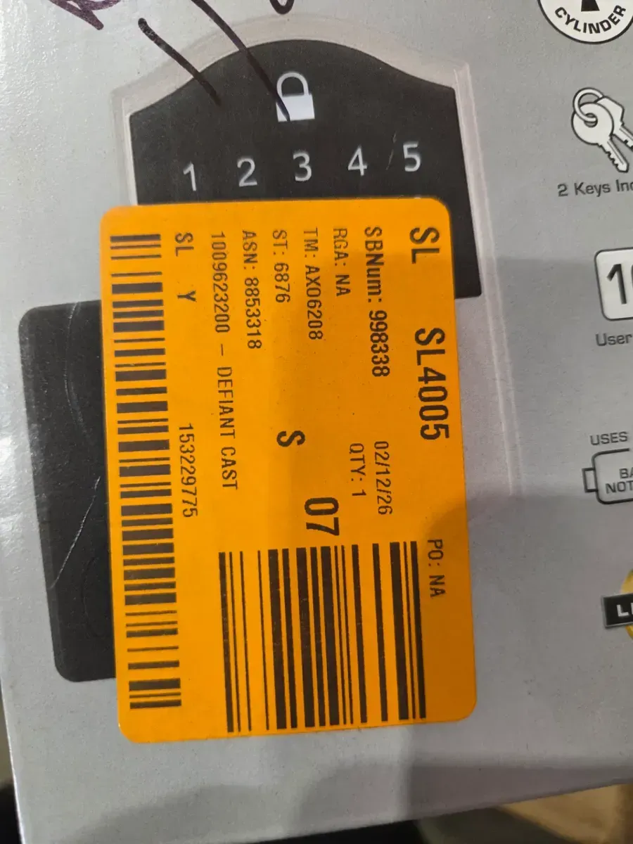 Castle Satin Nickel Compact Touch Electronic Single Cylinder Deadbolt - image 6