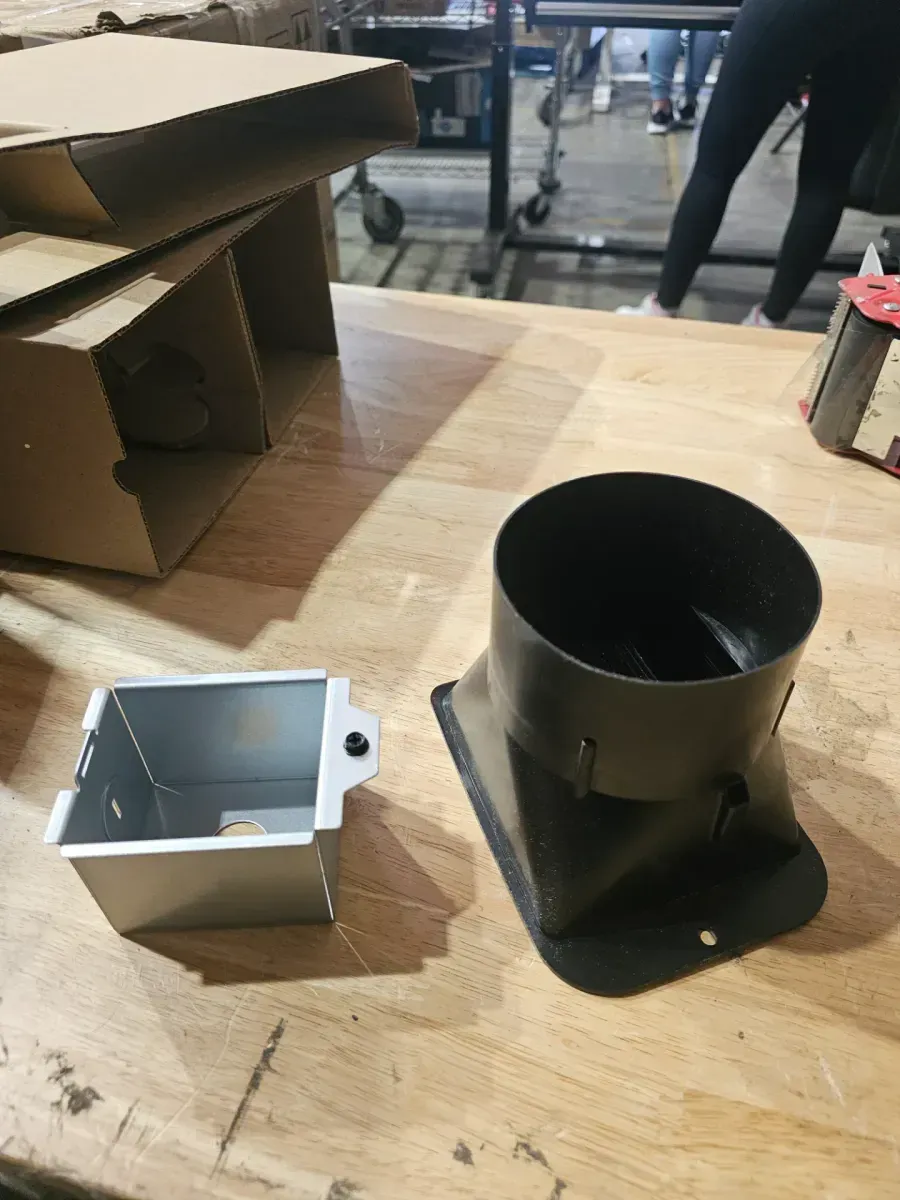 Broan-NuTone Roomside Series, White, 50 CFM, No Cut- Roomside Installation Bathroom Fan with Light, ENERGY STAR, Bathroom Exhaust Fan - image 4