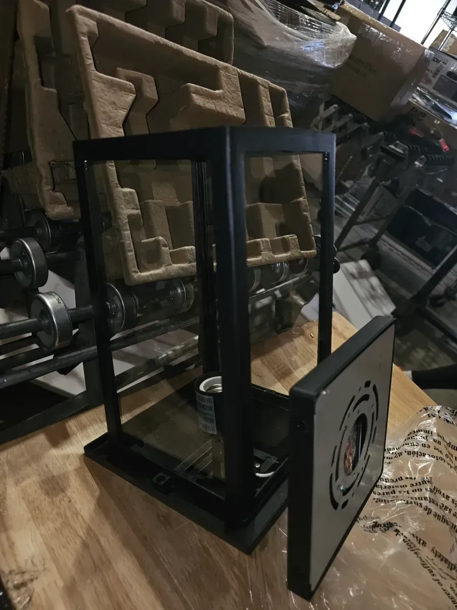 1-Light 12 in. Black Hardwired Transitional Outdoor Wall Light Lantern Porch Sconce with Clear Glass - image 2