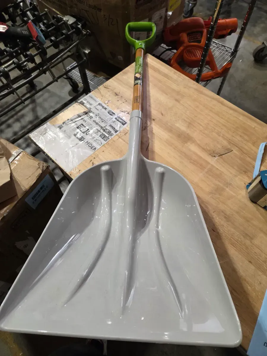 27.5 in. D-Handle Poly Grain Scoop Shovel - image 3