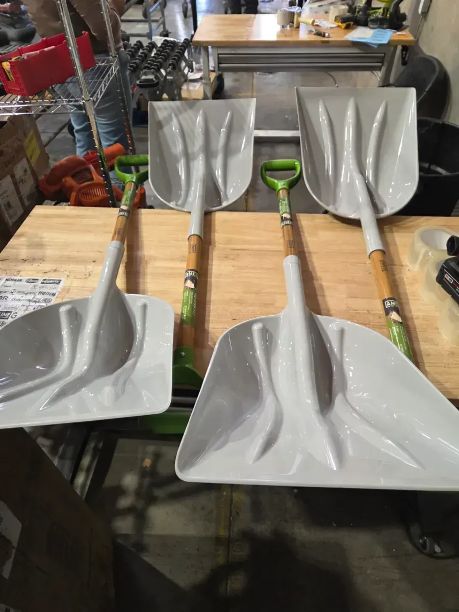 27.5 in. D-Handle Poly Grain Scoop Shovel - image 2