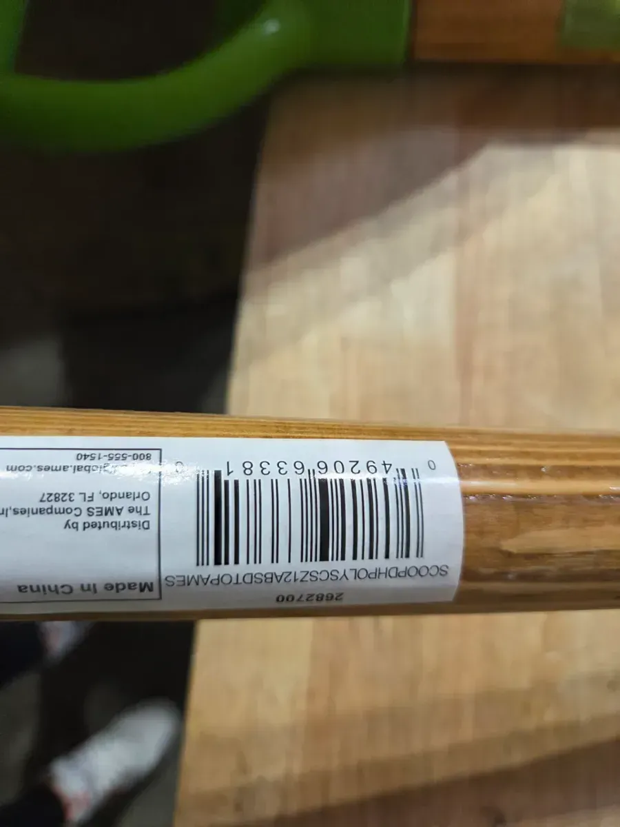 27.5 in. D-Handle Poly Grain Scoop Shovel - image 4