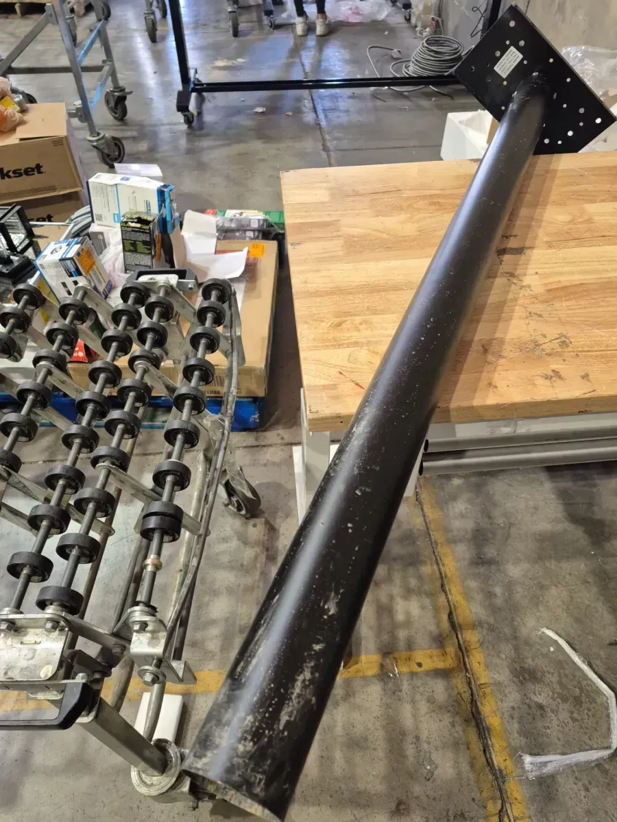 Pacifica In-Ground Steel Mailbox Post Black - image 5