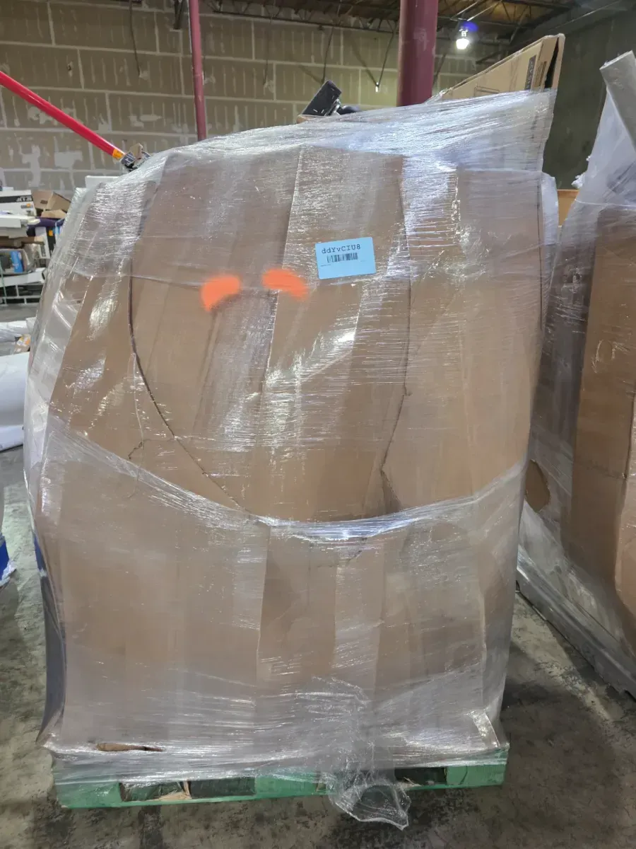 Shrink-Wrapped Pallet of Unmanifested General Merchandise - image 1
