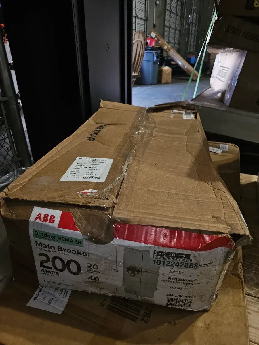 Outdoor 200 Amp 20-Space 40-Circuit Main Brkr Ring Semi Flush Mt Overhead/Undergrnd Mtr Sockt Load Center (TSMQ2020CFCU) - image 4