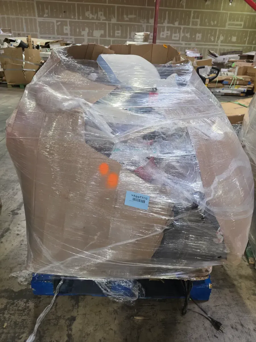 Shrink-Wrapped Pallet of Mixed Merchandise and Customer Returns - image 1
