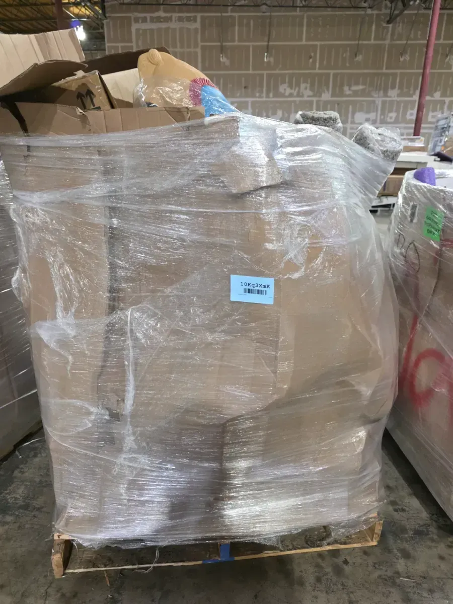 Shrink-Wrapped Pallet of General Merchandise - image 1