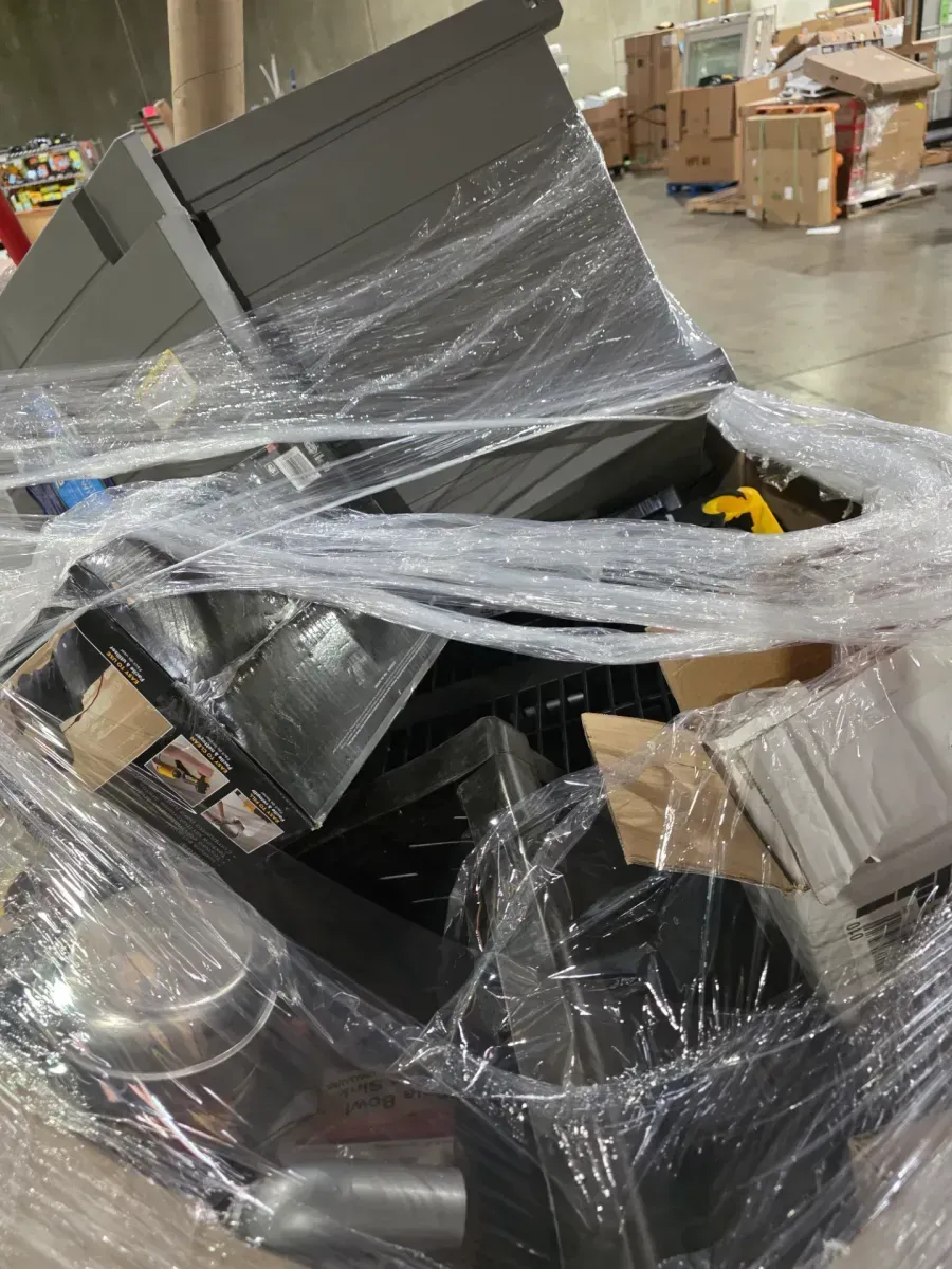 Unidentified Large Item in Box on Pallet - image 2