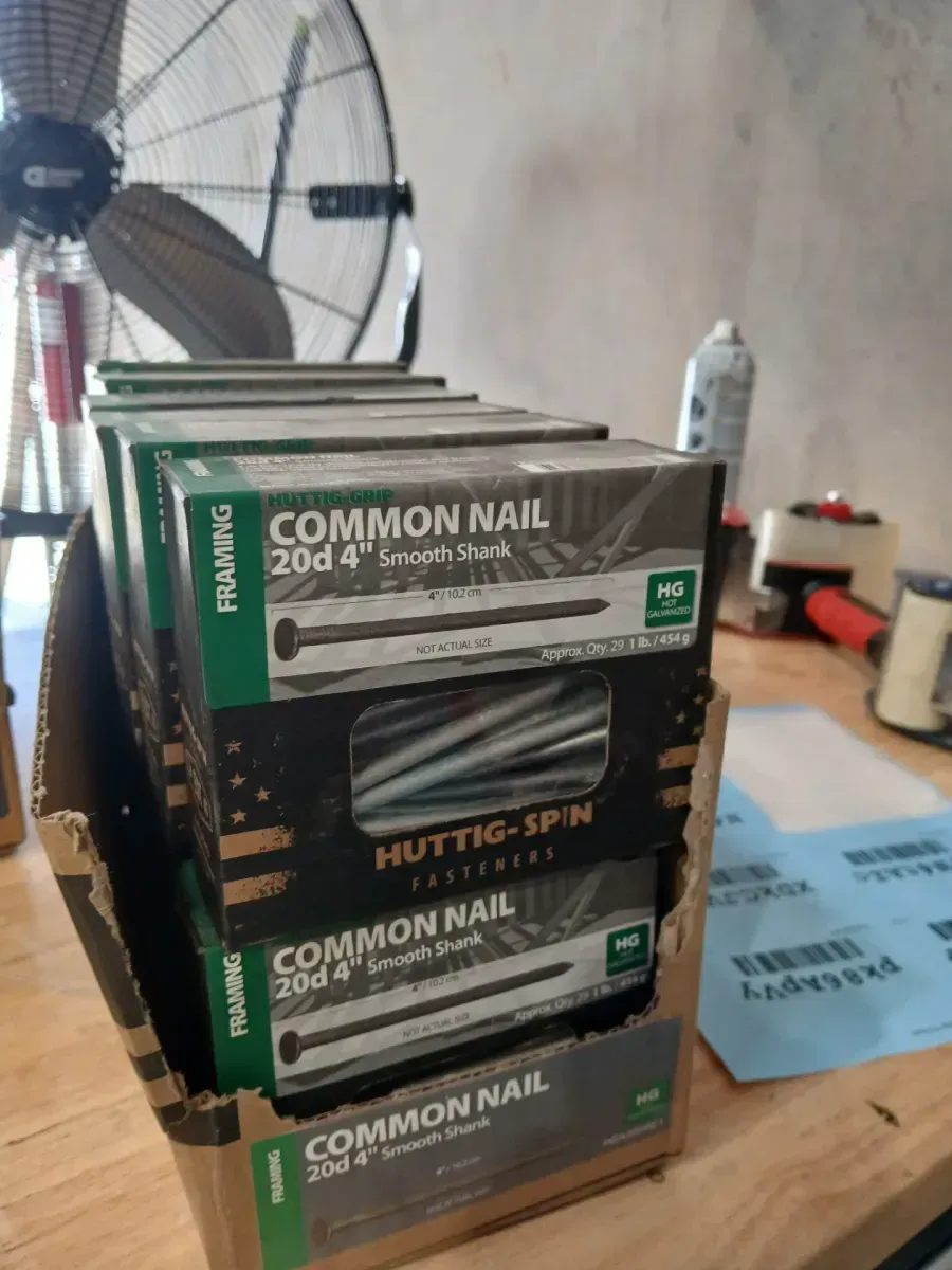 2-1/2 in. x 10-1/4-Gauge 8-penny Bright Steel Smooth Shank Common Nails 1 lb. Box - image 3