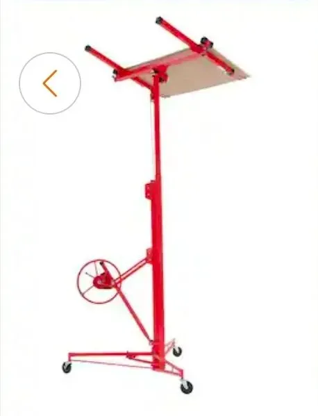 16 ft. Drywall Panel Hoist Jack Lifter Drywall Lift Panel Lift in Red - image 1