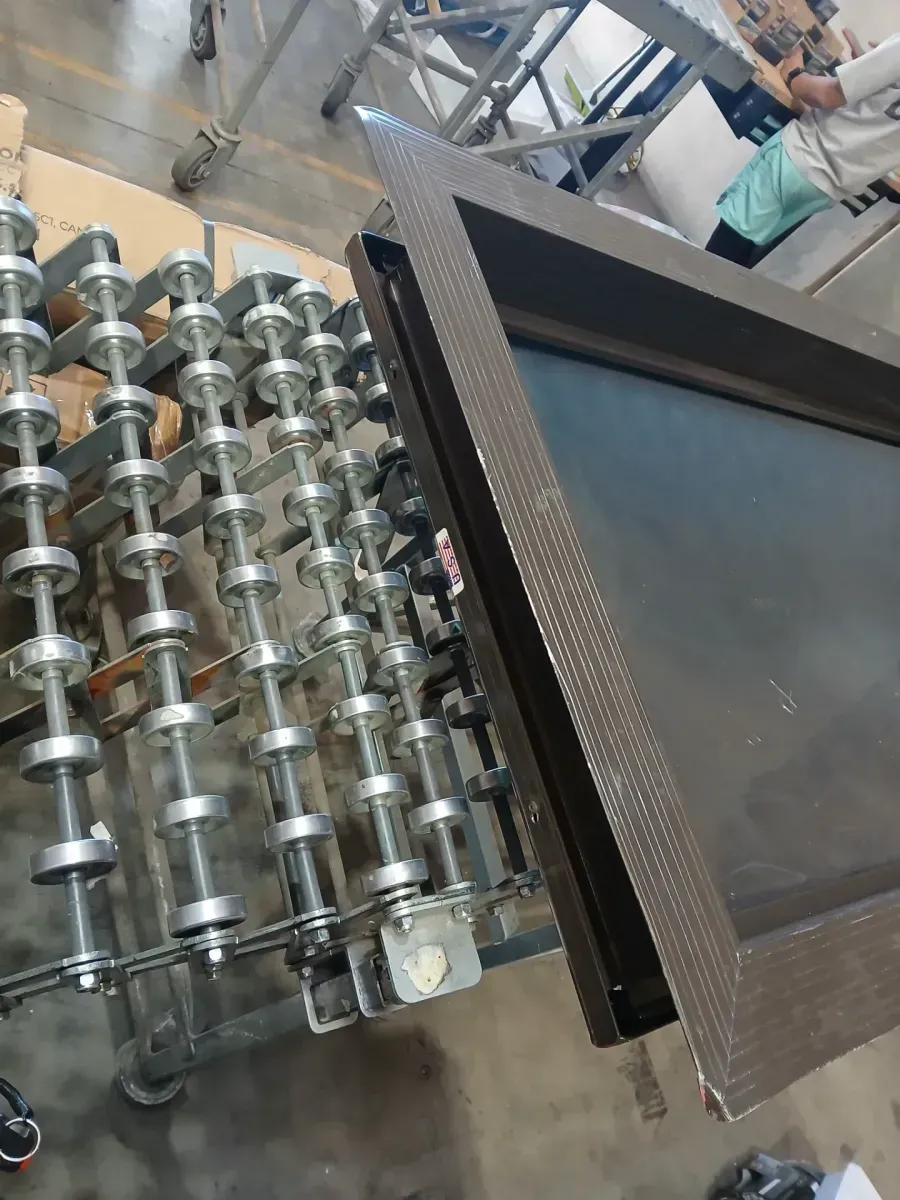 ***minor dents and minor crack on glass Gordon 22-1/4 in. x 46-1/4 Fixed Bronze Fixed Self Flashing Skylight - image 4