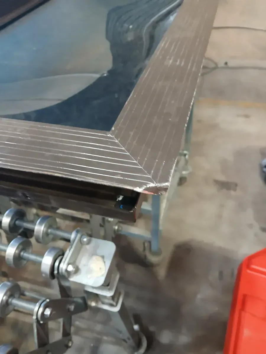 ***minor dents and minor crack on glass Gordon 22-1/4 in. x 46-1/4 Fixed Bronze Fixed Self Flashing Skylight - image 5