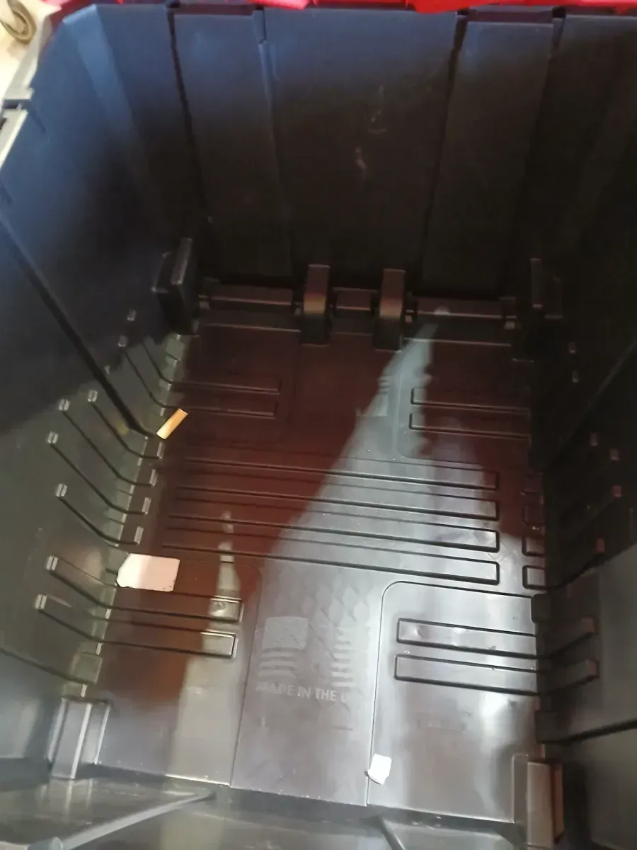 170 Gal. Pro Grip Storage Tote in Black with Red Lid - image 5