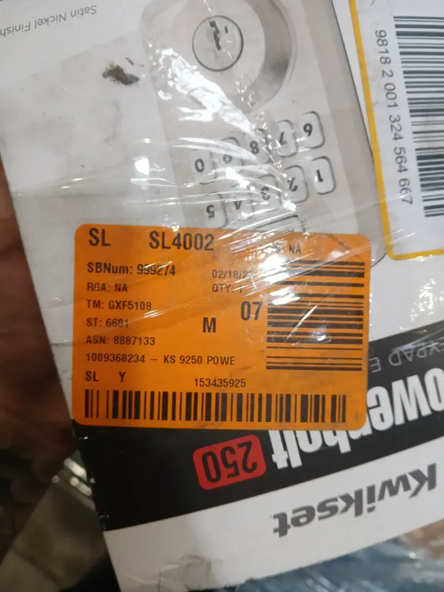 Kwikset Electronic Keypad Deadbolt Lock in Satin Nickel - image 4