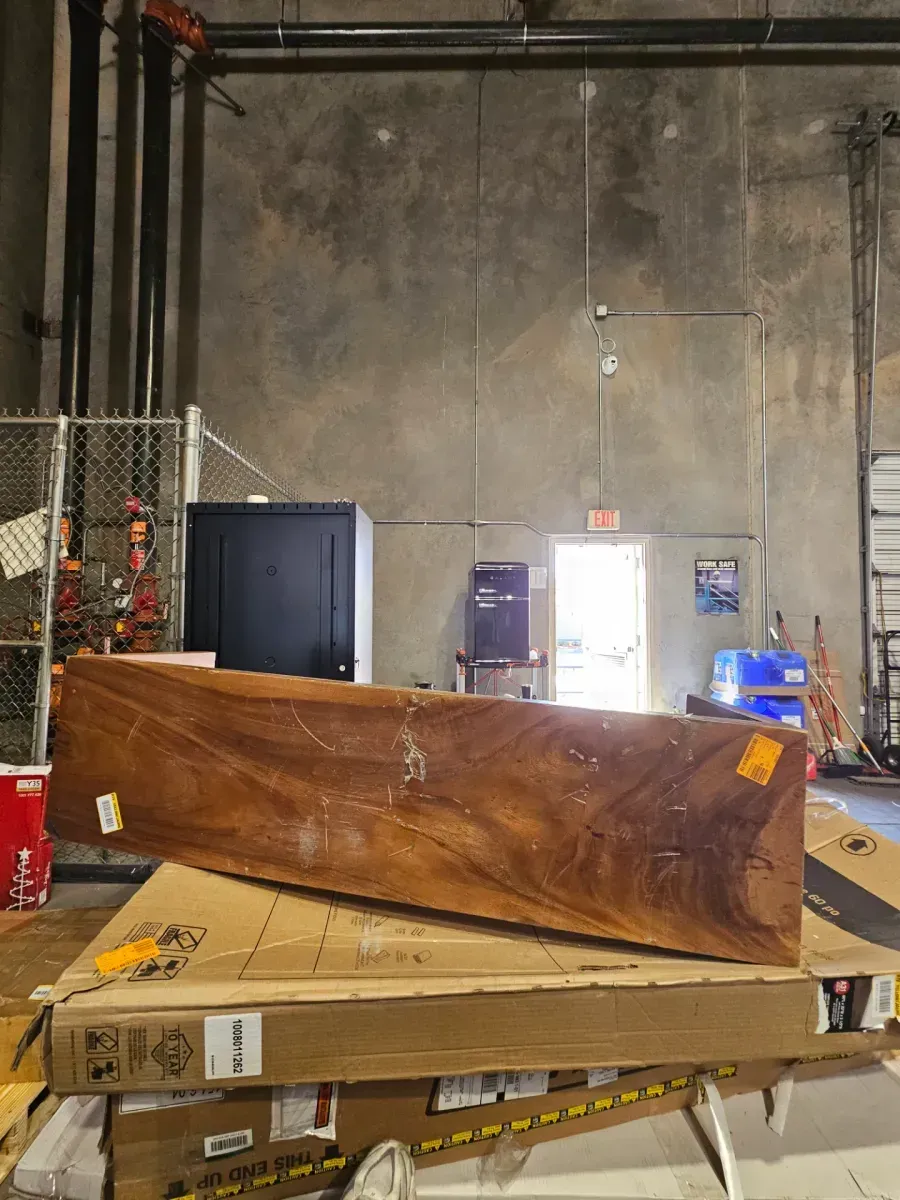 Bai Natural Suar Wood Dining Bench 59.1 in. - image 2